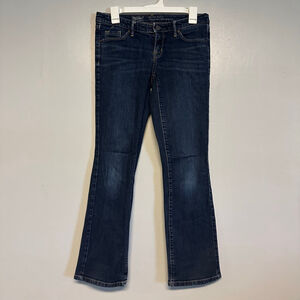 Women's Mossimo Blue Mid-Rise Bootcut Jeans Size 2 low rise denim (30x30) Y2K